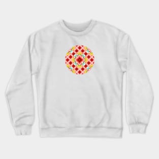 Chinoiserie Circus Geometric Crewneck Sweatshirt
